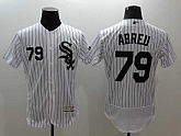 Chicago White Sox #79 Jose Abreu White(Black Strip) 2016 Flexbase Collection Stitched Baseball Jersey,baseball caps,new era cap wholesale,wholesale hats